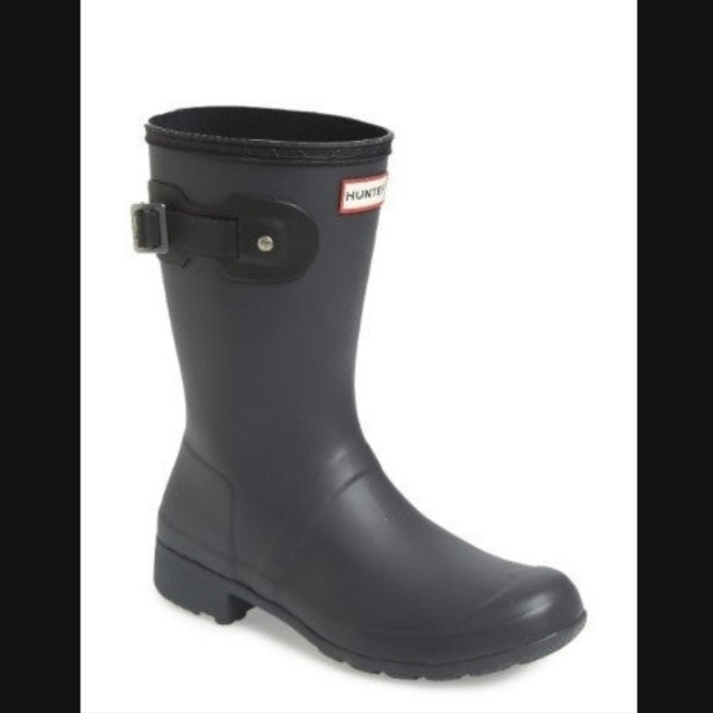 Hunter original tour short packable rain boots